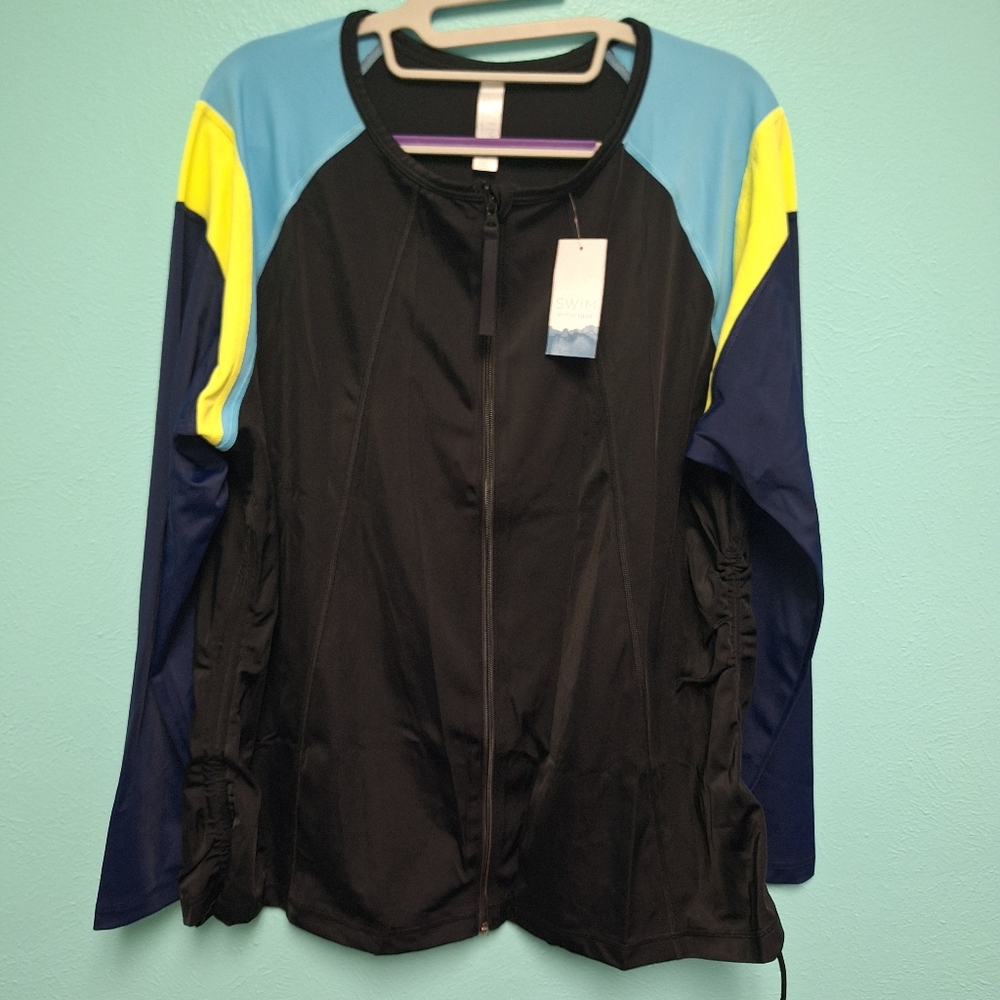 NWT Cacique Swim Long Sleeve